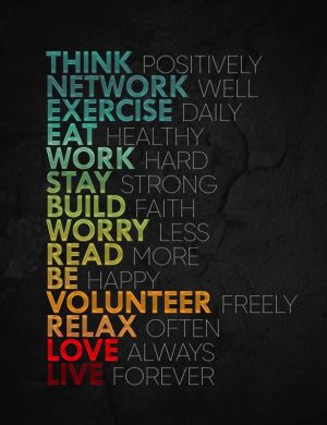 Inspirational Living Guidelines Art wall art