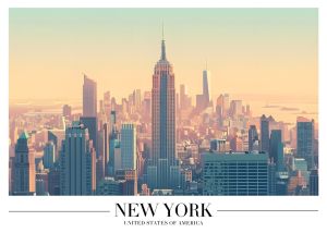 Skyline of New York City: A Modern Metropolis wall art