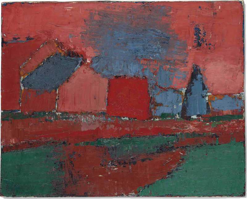 Nicolas De Stael: Arbres Et Maison premium reproduction