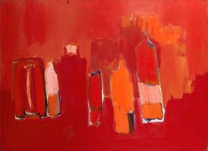 Nicolas De Stael: Bouteilles Rouges, 1955 wall art