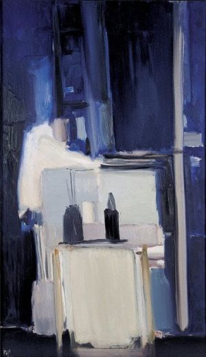 Nicolas De Stael: Corner of the Atelier with Blue Background, 1955 wall art