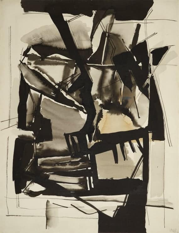 Nicolas De Staël: Abstract Composition 1948 premium reproduction