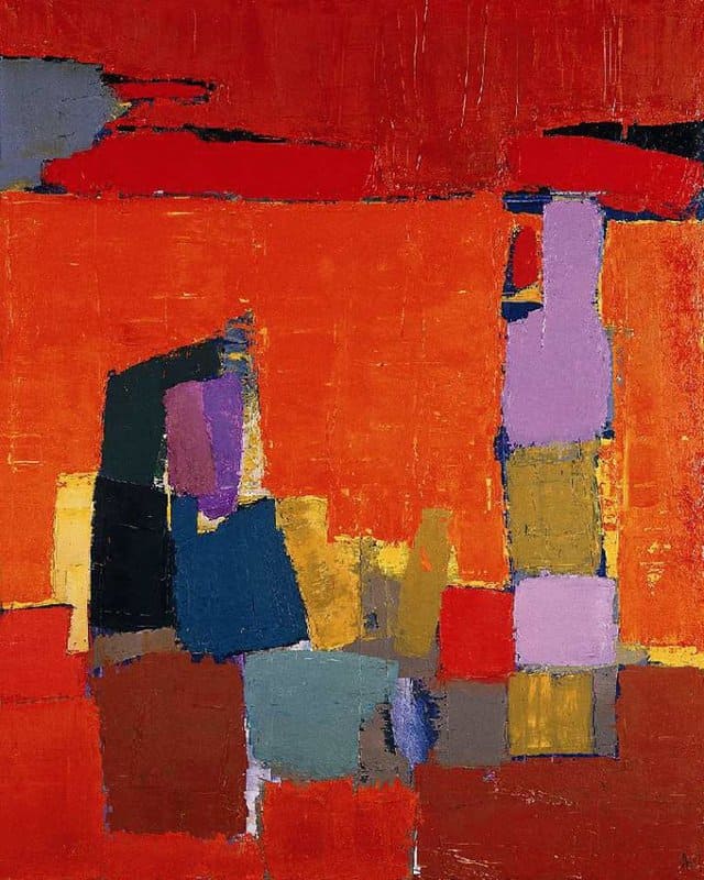 Nicolas De Stael: Figure by the Sea (1952) premium reproduction