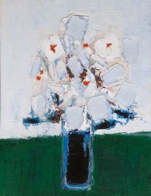 Nicolas De Stael: Fleurs Dans Un Vase Bleu, 1953 wall art