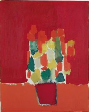 Nicolas De Stael: Fleurs Rouges wall art