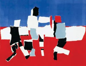Nicolas De Staël: Les Footballeurs wall art