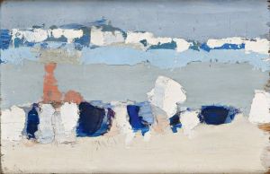 Nicolas De Stael: Le Lavandou, 1952 Abstract Landscape wall art