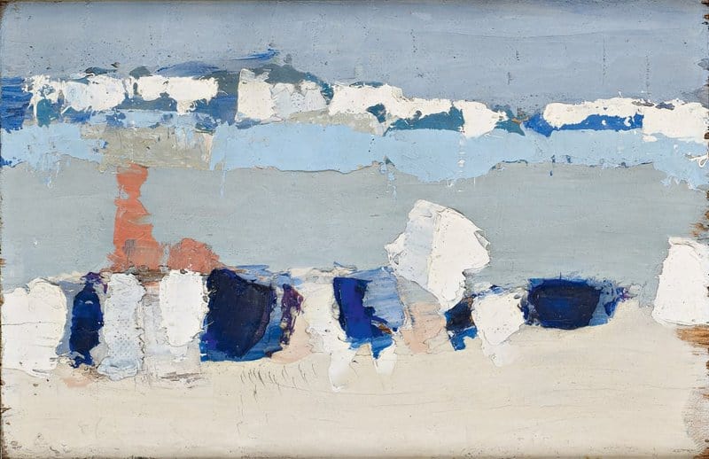 Nicolas De Stael: Le Lavandou, 1952 Abstract Landscape premium reproduction