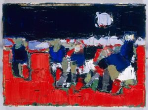Nicolas De Stael: Les Footballeurs wall art