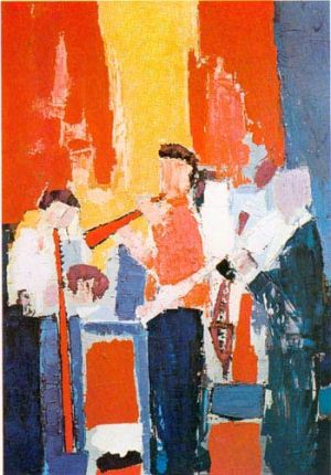 Nicolas De Staël: Les Musiciens wall art