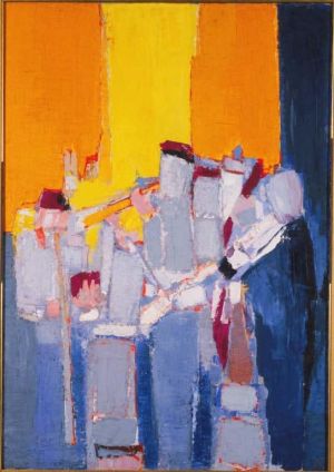 Musicians by Nicolas De Staël, 1953 wall art