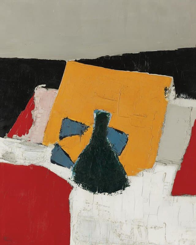 Nicolas De Stael: Nature Morte A La Carafe, 1953 premium reproduction
