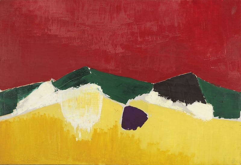 Nicolas De Stael: Sicilian Landscape, 1953 premium reproduction