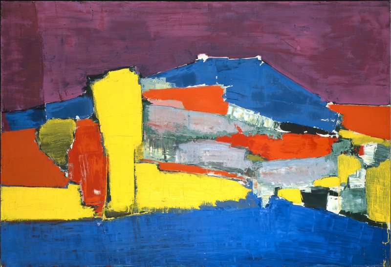 Nicolas De Stael: Sicilian Landscape 2 premium reproduction