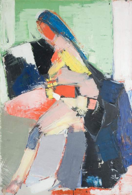 Nicolas De Stael: Portrait Of Anne, 1953 premium reproduction