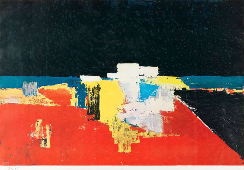 Nicolas De Stael: Untitled Paysage premium reproduction