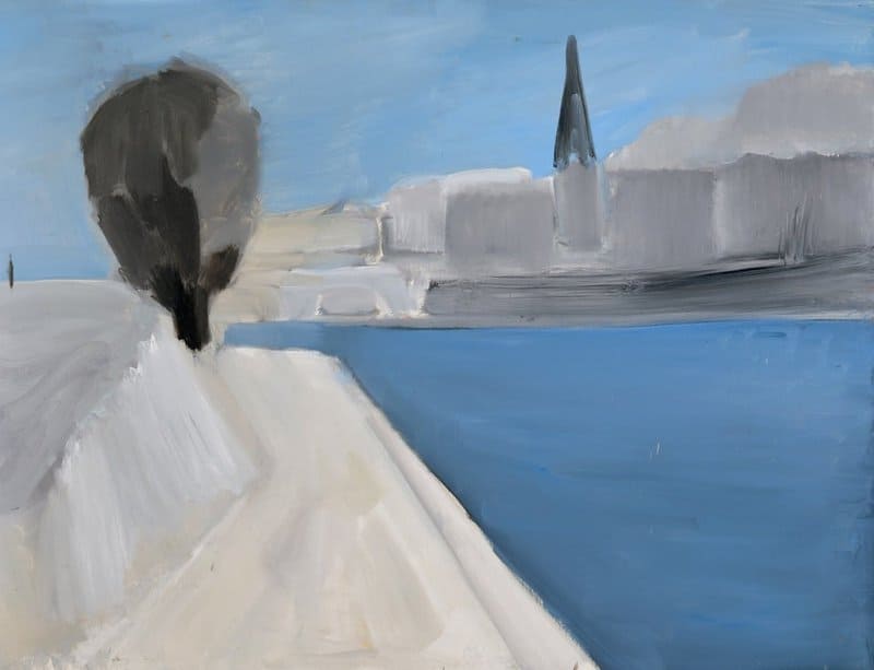 Nicolas De Stael: Vue Des Quais De Paris, 1954 premium reproduction