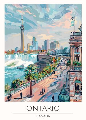 Vibrant Impressions of Ontario wall art