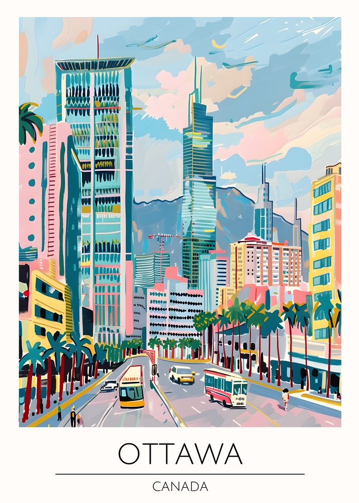 Tropical Urban Imagination premium reproduction