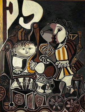 Pablo Picasso: Claude and Paloma, 1950 wall art
