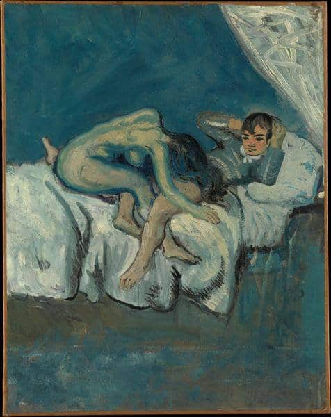 Pablo Picasso: La Douceur (1903) premium reproduction