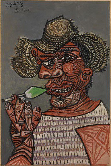 Pablo Picasso: Man With A Lollipop, c.1938 premium reproduction