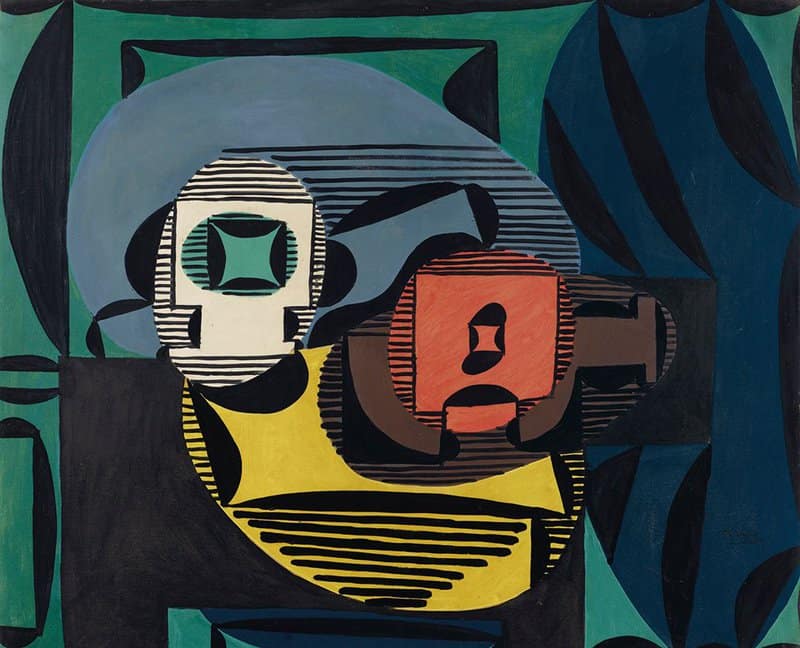 Pablo Picasso - Mandolin on a Table (1922) premium reproduction