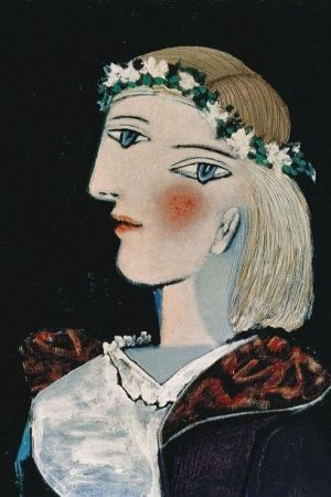 Pablo Picasso: Marie-Thérèse with Garland, 1937 wall art
