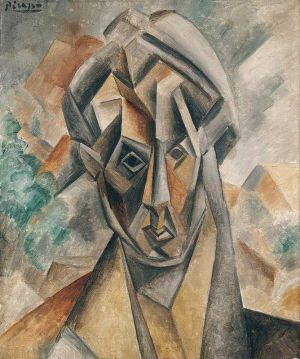 Pablo Picasso - Portrait of Fernande Olivier (1909) wall art