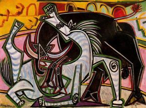 Picasso Bullfight wall art
