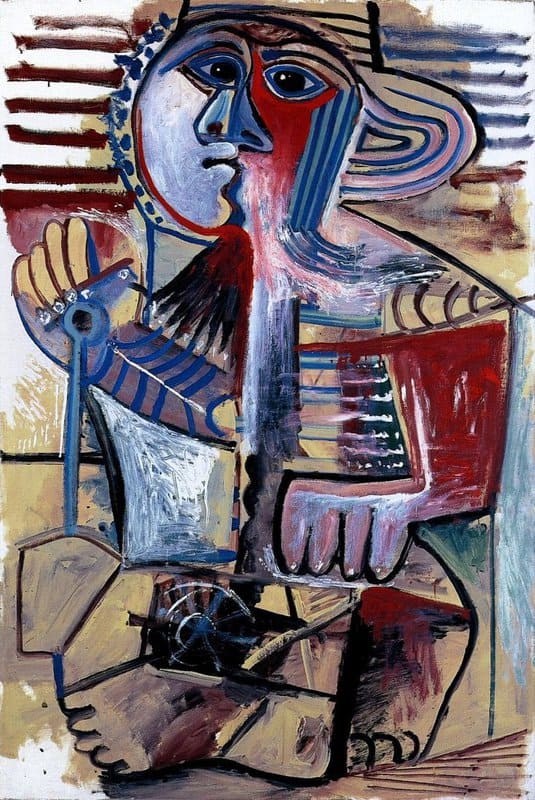 Picasso's Child with a Shovel premium reproduction