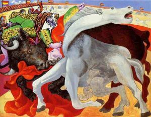 Picasso: Death of the Toreador wall art