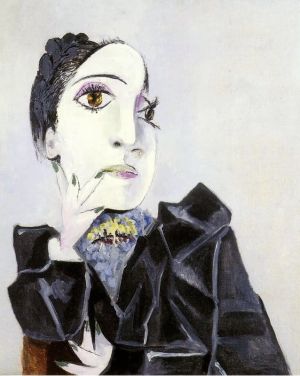 Picasso's Dora Maar: Portrait with Green Nails wall art