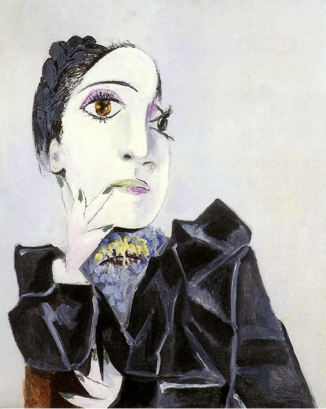 Picasso's Dora Maar: Portrait with Green Nails premium reproduction
