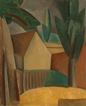 Picasso House In A Garden wall art
