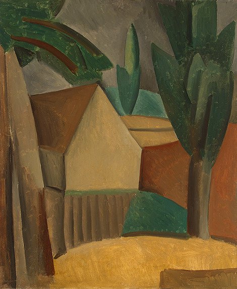 Picasso House In A Garden premium reproduction