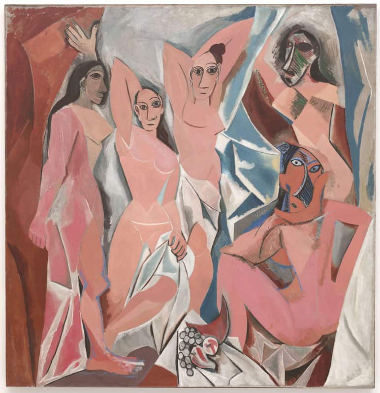 Pablo Picasso's Les Demoiselles d'Avignon premium reproduction