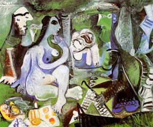 Picasso's Tribute to Manet: Luncheon on the Grass wall art