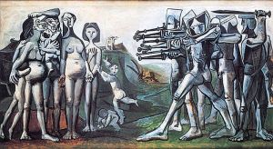 Picasso: Massacre in Korea wall art