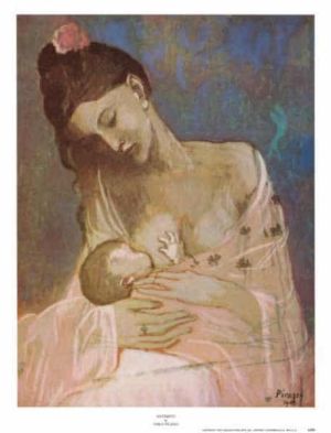 Picasso's Maternity: A Tender Glimpse wall art