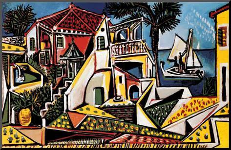 Picasso Mediterranean Landscape premium reproduction