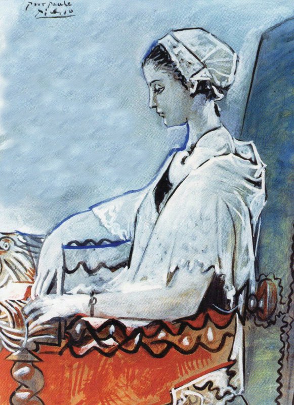 Picasso: Paule De Lazerme En Catalane premium reproduction