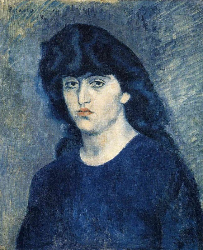 Picasso's Portrait of Suzanne Bloch premium reproduction