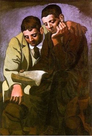 Picasso Reading The Letter wall art