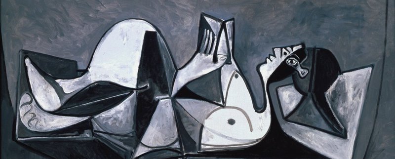 Picasso Reclining Woman Reading, 1960 premium reproduction