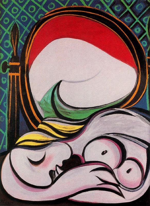 Picasso: The Mirror Reflection premium reproduction
