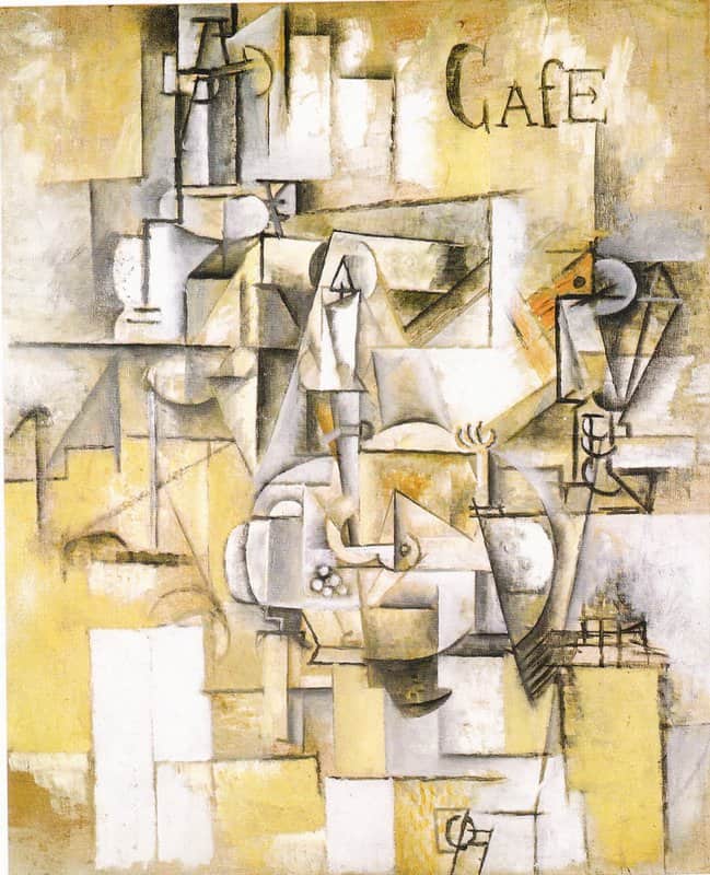 Picasso's Pigeon with Peas - A Cubist Masterpiece premium reproduction