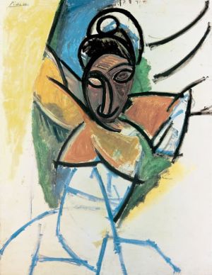 Picasso Woman - Exploration of Form and Color wall art