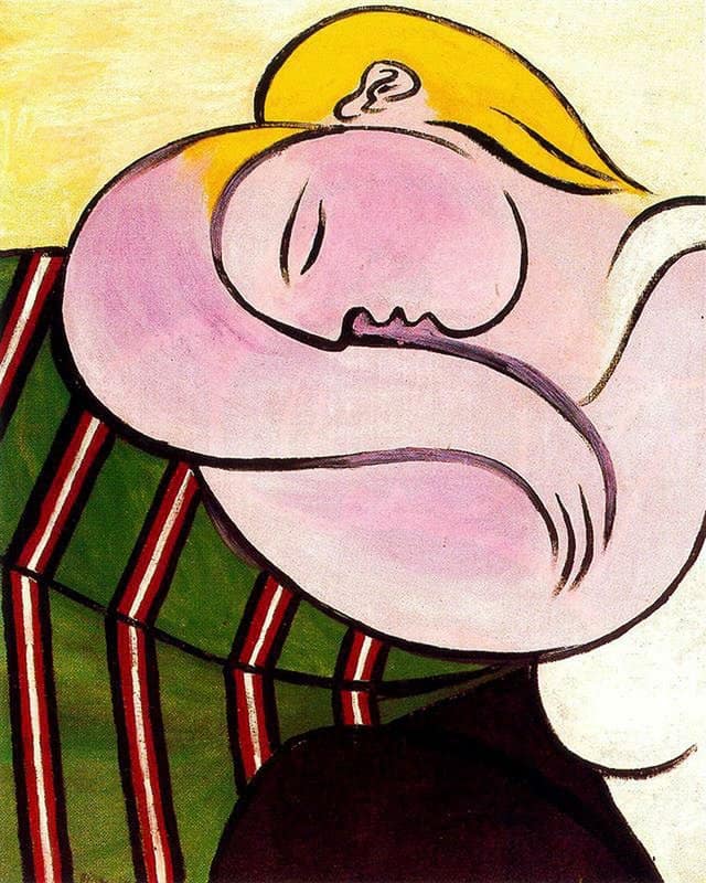 Picasso's Woman With Yellow Hair premium reproduction