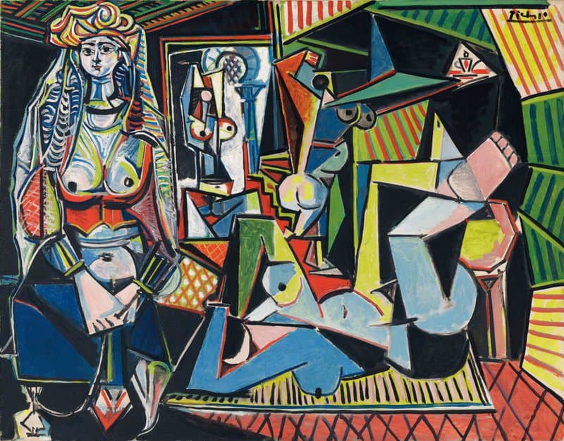 'Picasso's Les Femmes d'Alger' premium reproduction